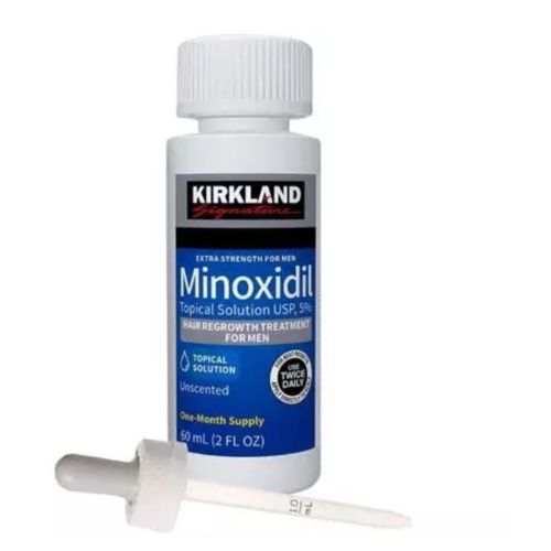Minoxidil Kirkland - 1 Frasco + Conta Gotas